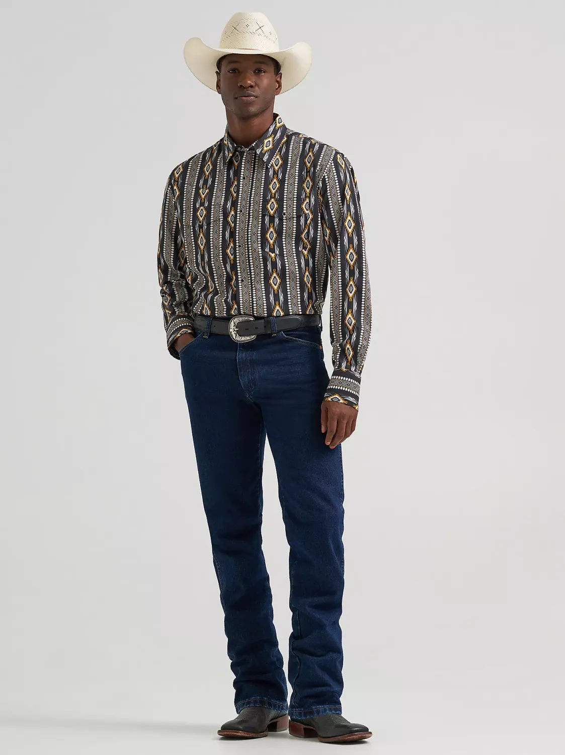 Checotah® Dress Western Long Sleeve Shirt - Classic Fit 112374910