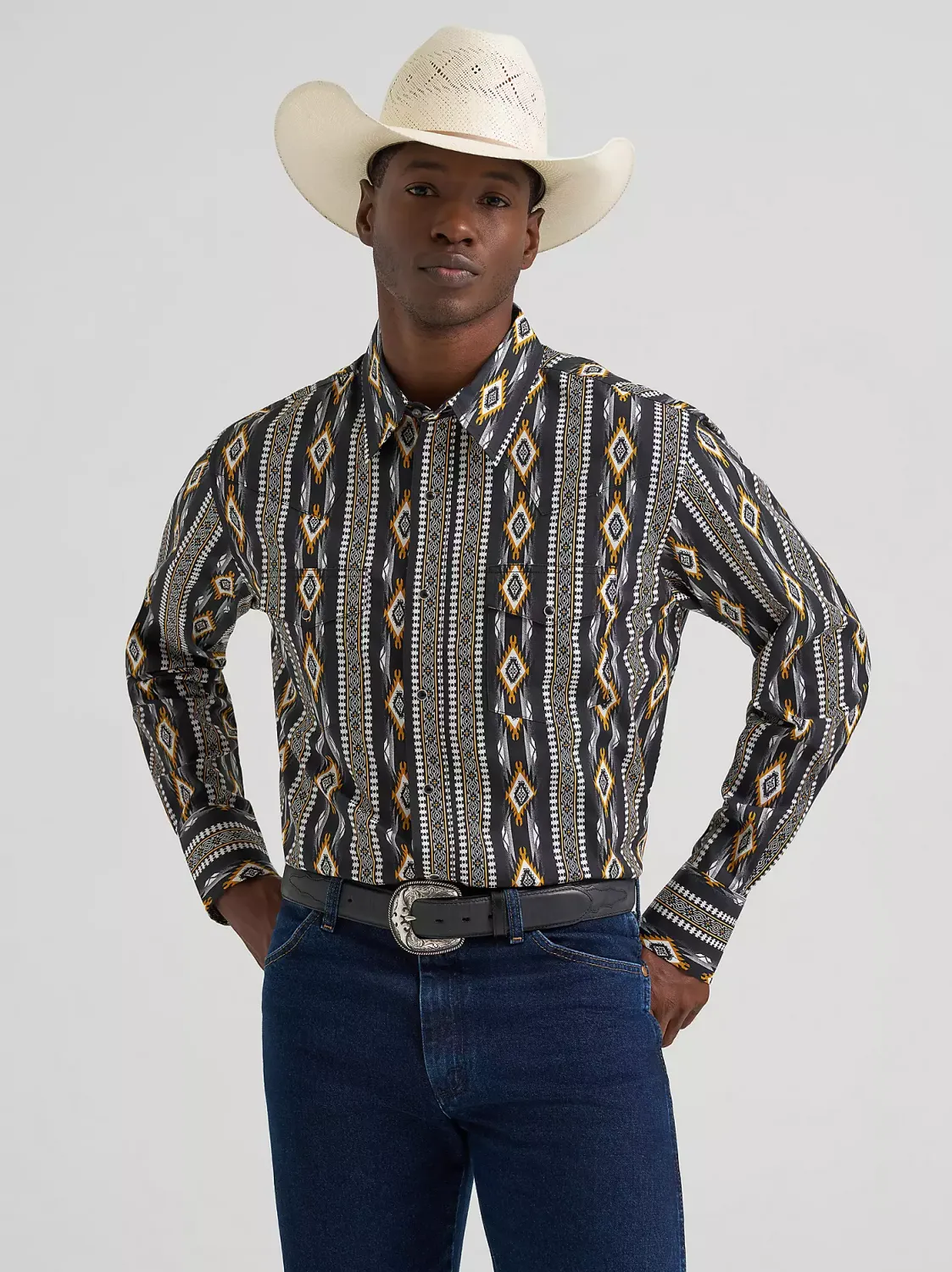 Checotah® Dress Western Long Sleeve Shirt - Classic Fit 112374910
