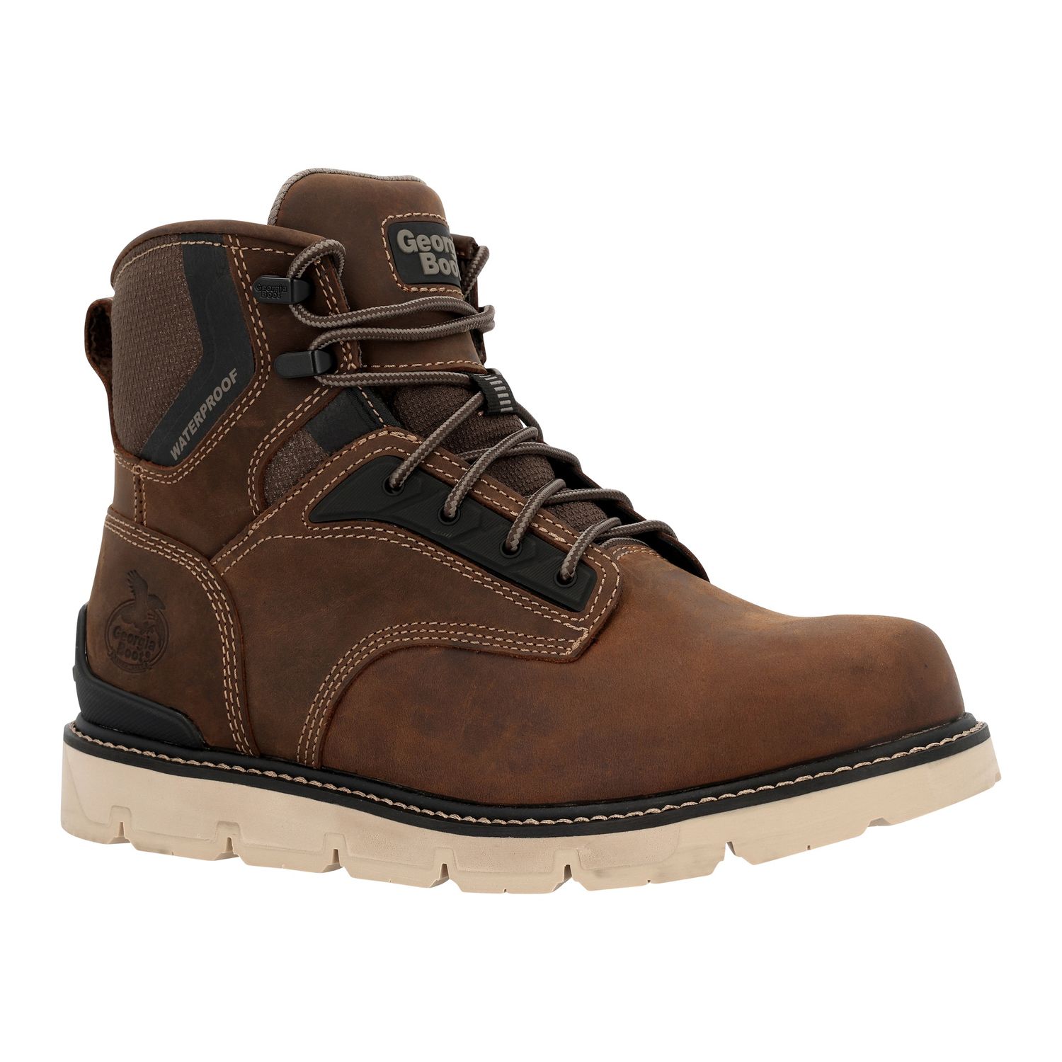 Men's Georgia Boot Carbon Flex Wedge 6" Carbon Toe Work Boot GB00713