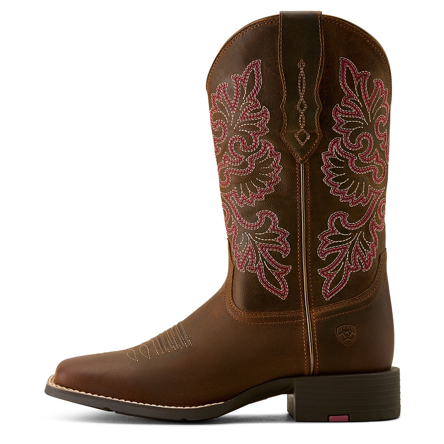 Women's Ariat Round Up StretchFit Wide Square Toe Western Boot 10064078