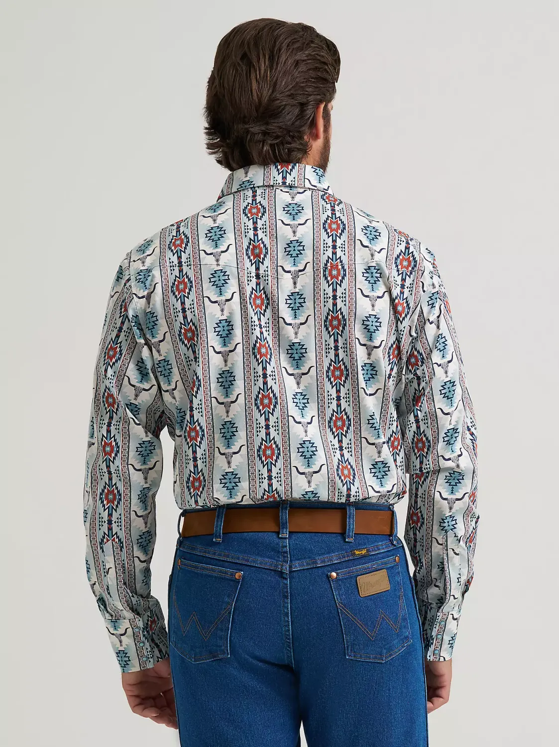 Men's Checotah® Long Sleeve Western Snap Printed Shirt 112374908