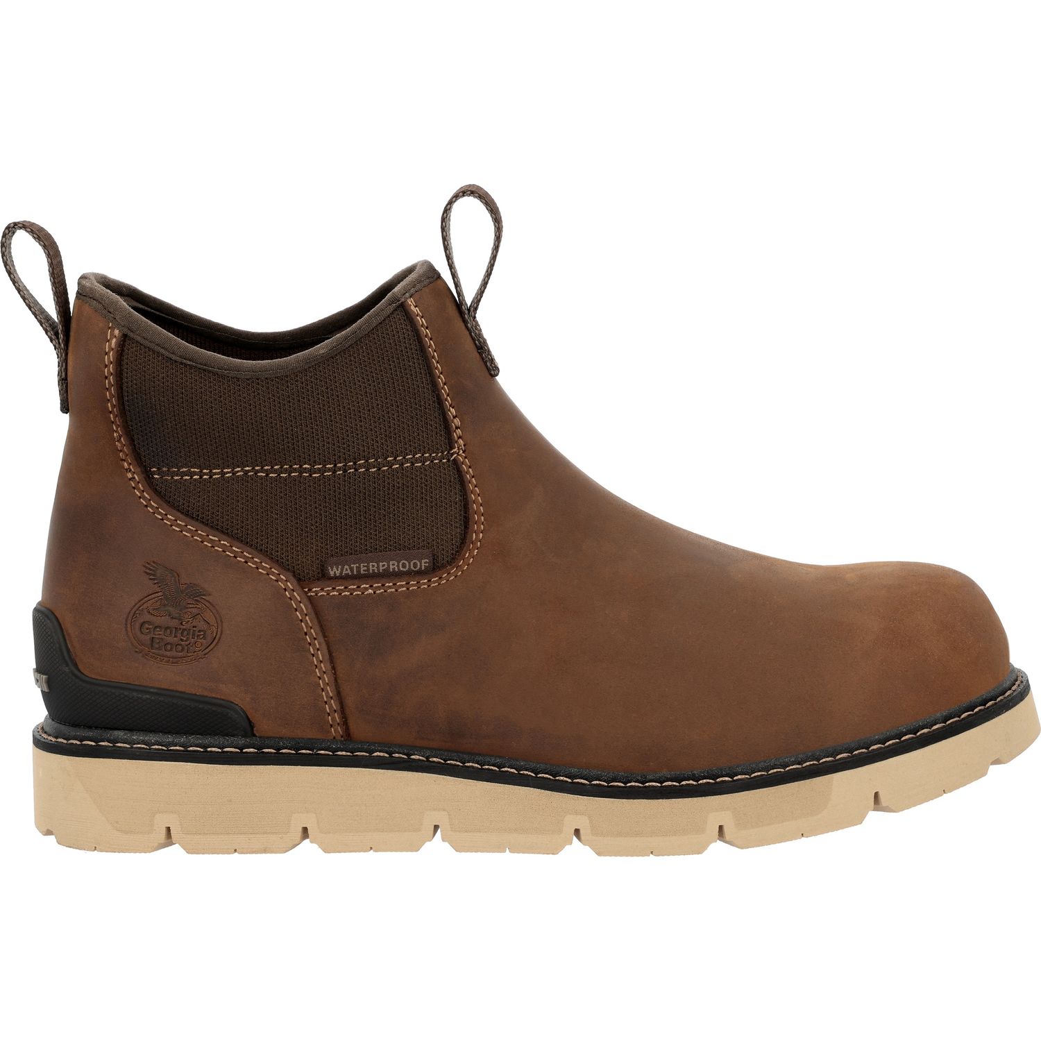 Men's Georgia Boot Carbon Flex Wedge Chelsea Work Boot GB00730