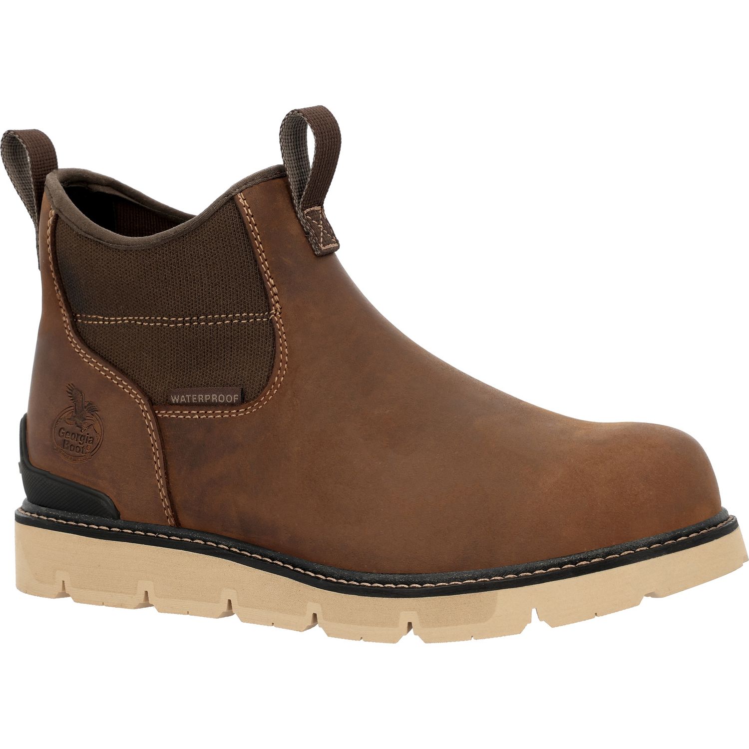 Men's Georgia Boot Carbon Flex Wedge Chelsea Carbon Toe GB00731