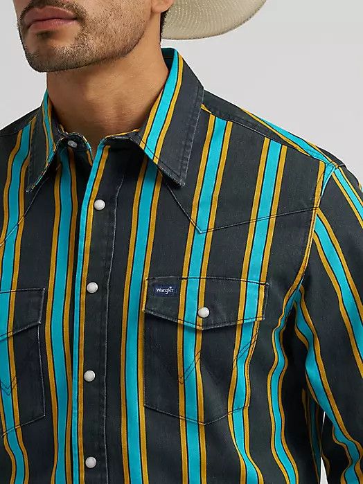 Wrangler® Vintage Inspired Long Sleeve Shirt - Classic Fit 112375714