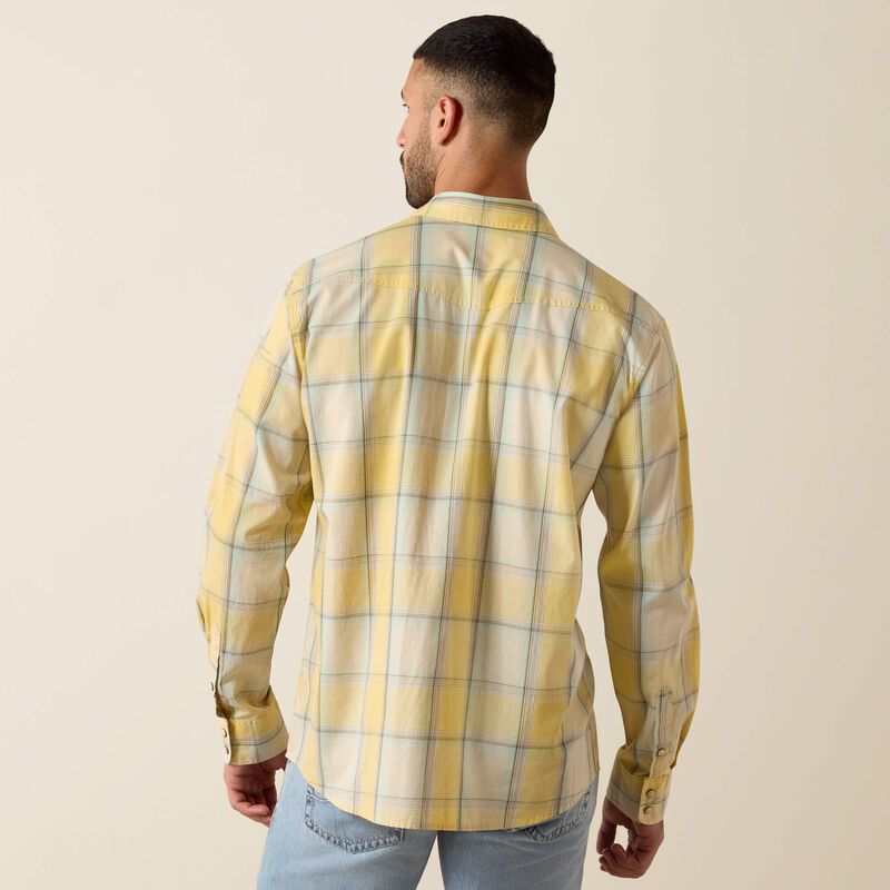 Men's Ariat Retro Hux Fitted Snap Shirt 10071644