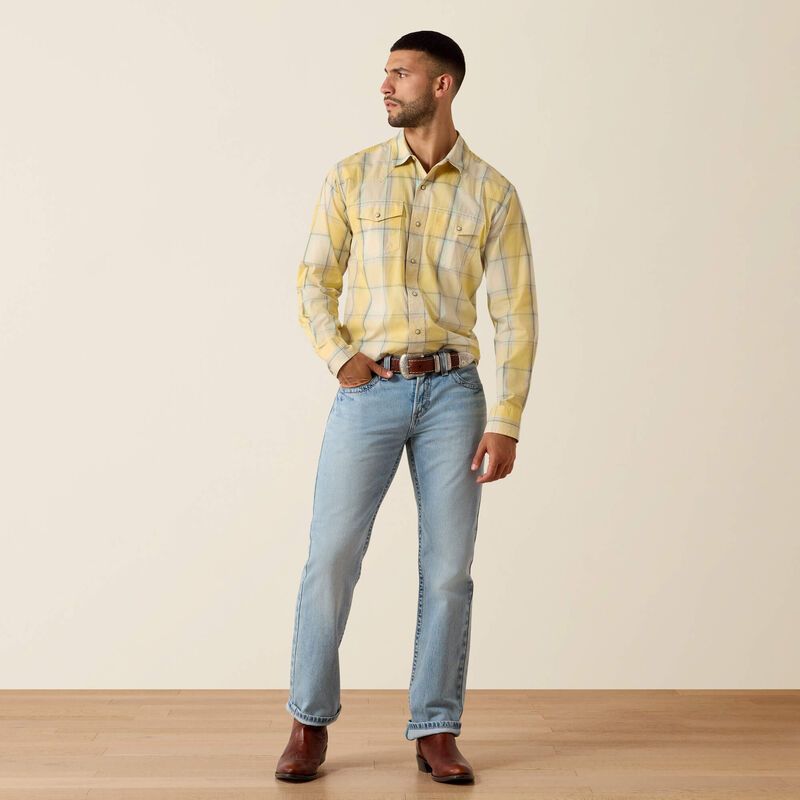 Men's Ariat Retro Hux Fitted Snap Shirt 10071644