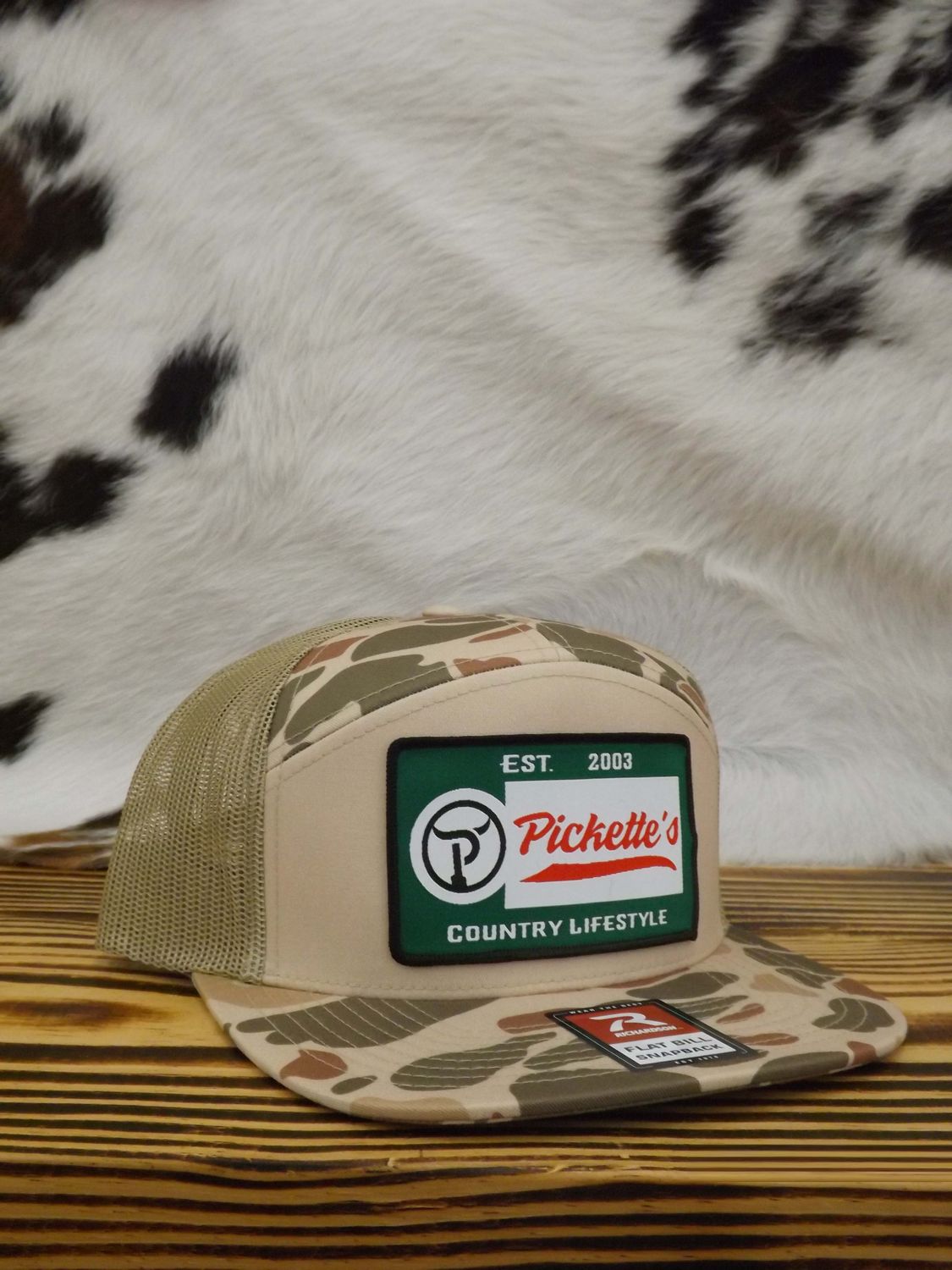 Pickette's Richardson 7 Panel Hat Patch 1