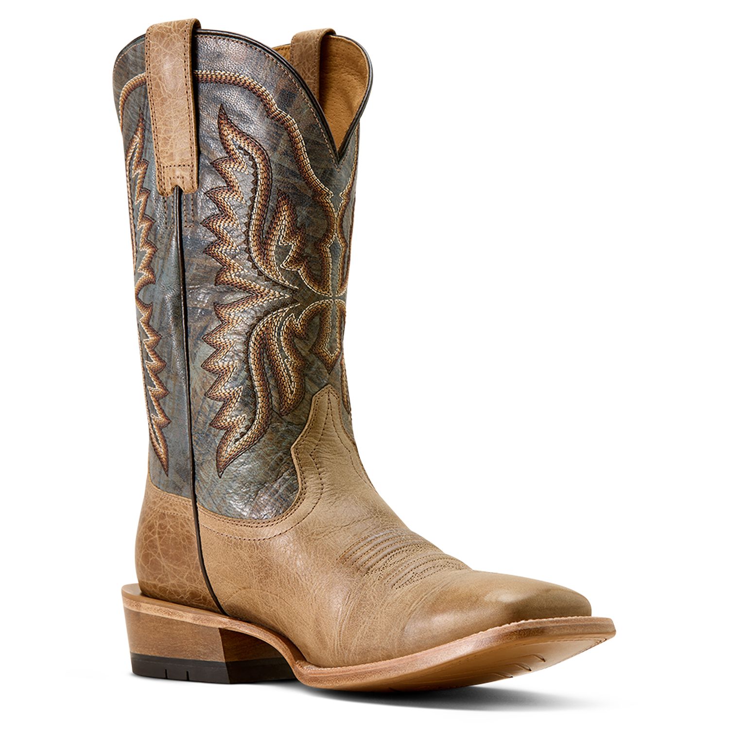 Men's Ariat Preston Wide Square Toe Cowboy Boot by Ariat 10074235