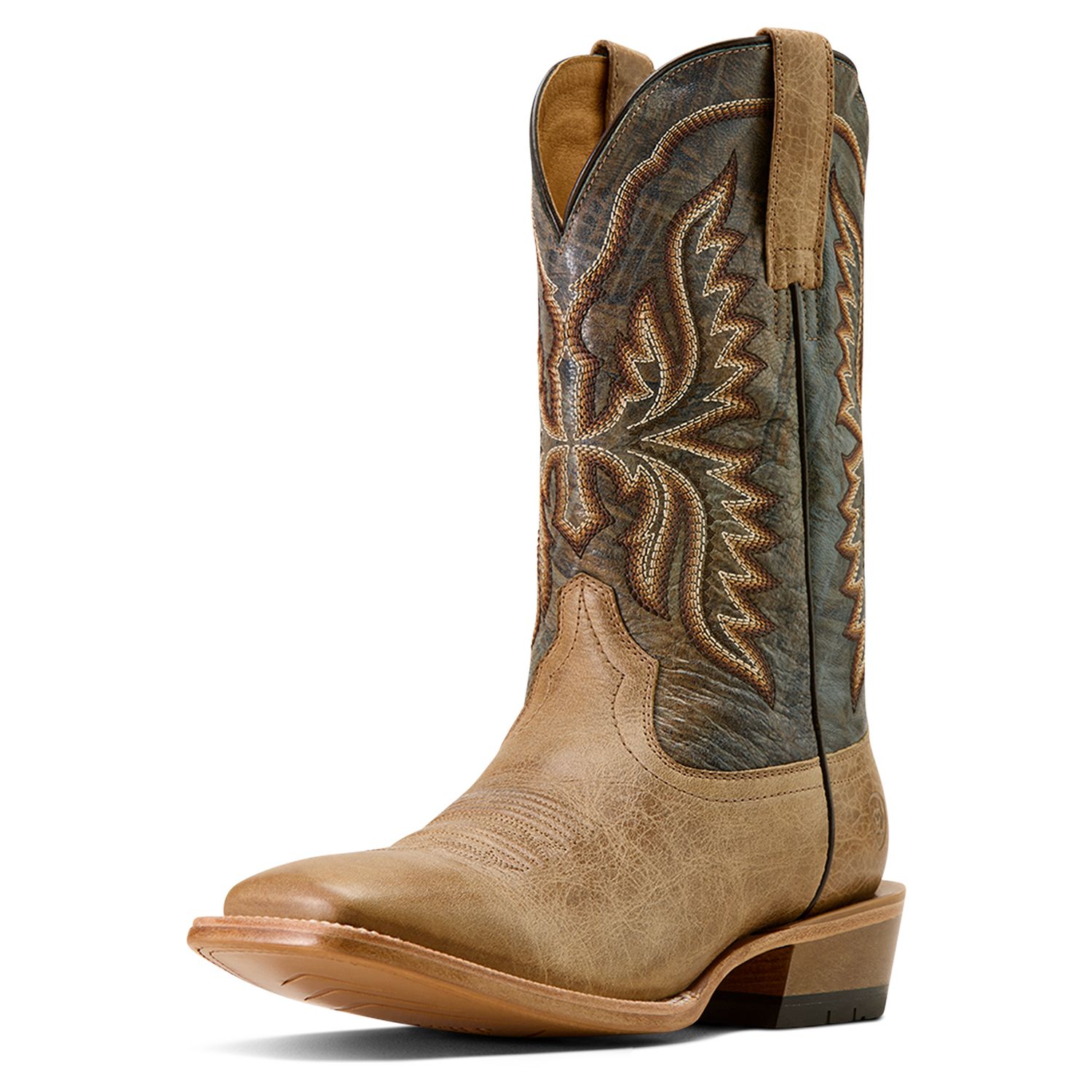 Men's Ariat Preston Wide Square Toe Cowboy Boot by Ariat 10074235