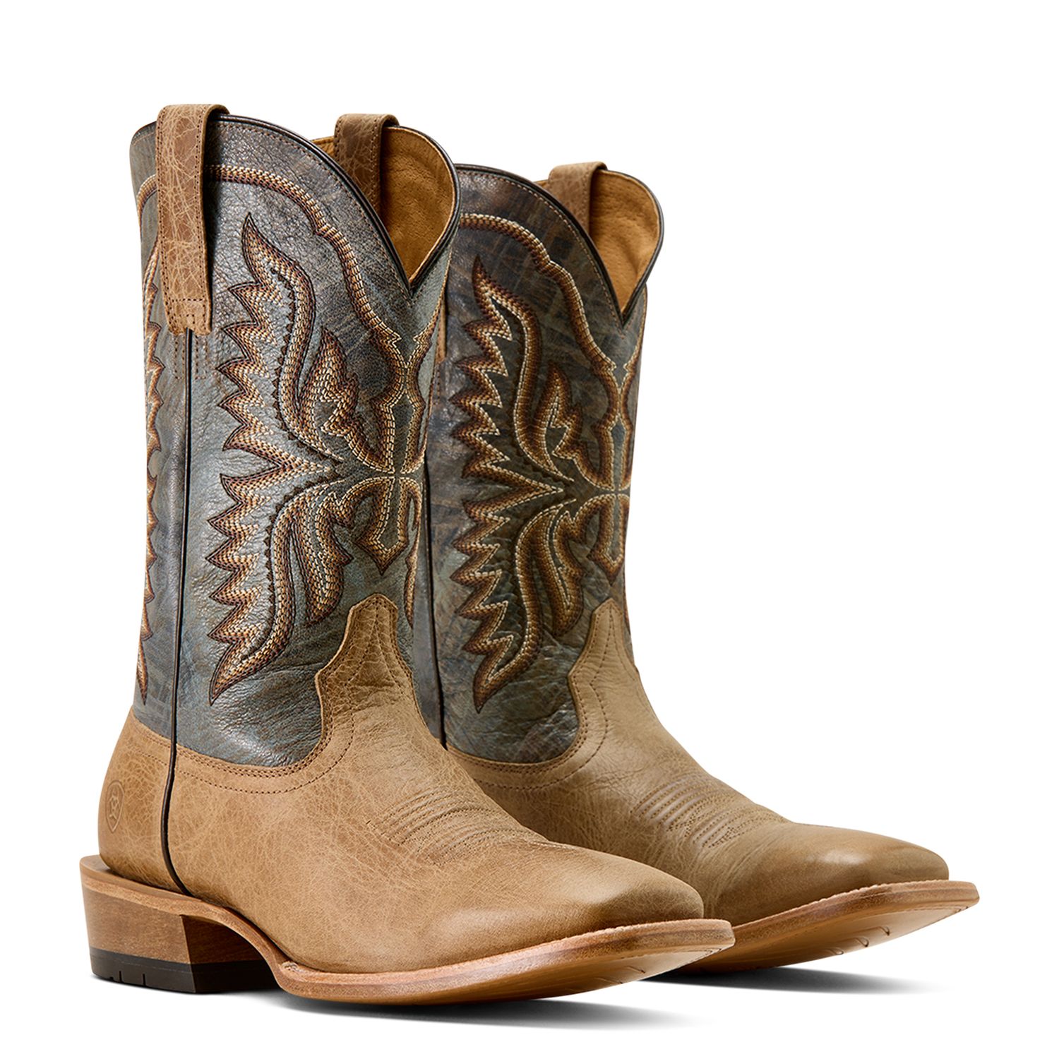 Men's Ariat Preston Wide Square Toe Cowboy Boot by Ariat 10074235