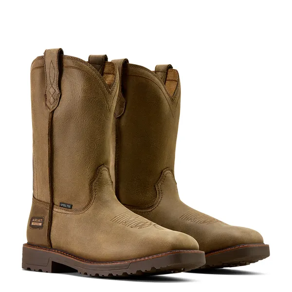 Men's Ariat Activator Pull-On Work Boots - Soft Toe 10074290