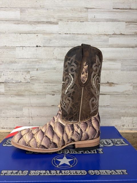 Men's Stage Coach Boot Pirarucu Beige Toast