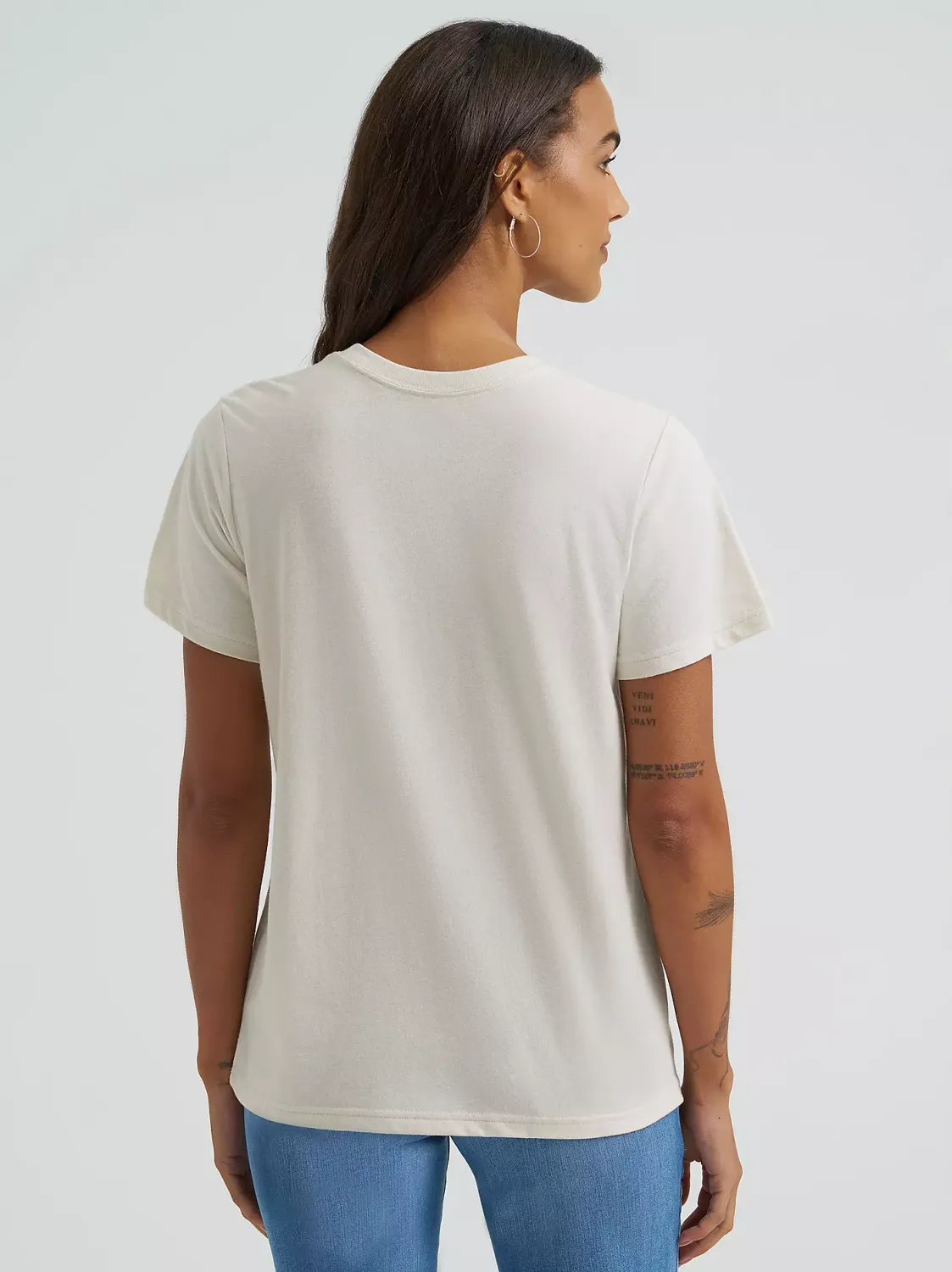 Wrangler Short Sleeve T-Shirt Silver Birch Heather 112375871