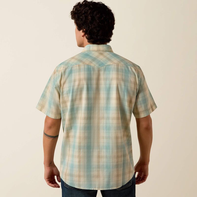Men's Ariat Retro Hartman Fitted Snap Shirt 10073575