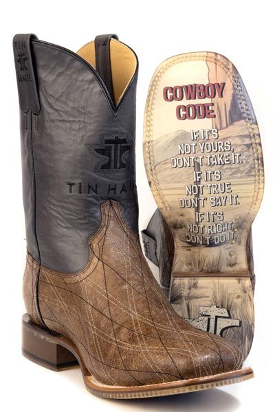 Tin Haul Cowboy Code Sole 5087
