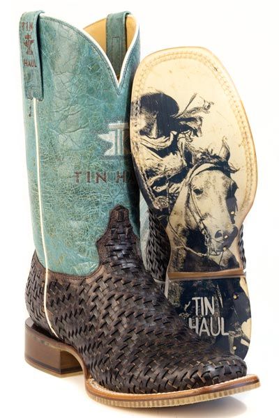 Tin Haul Women's Intertwined Western Boot 5090