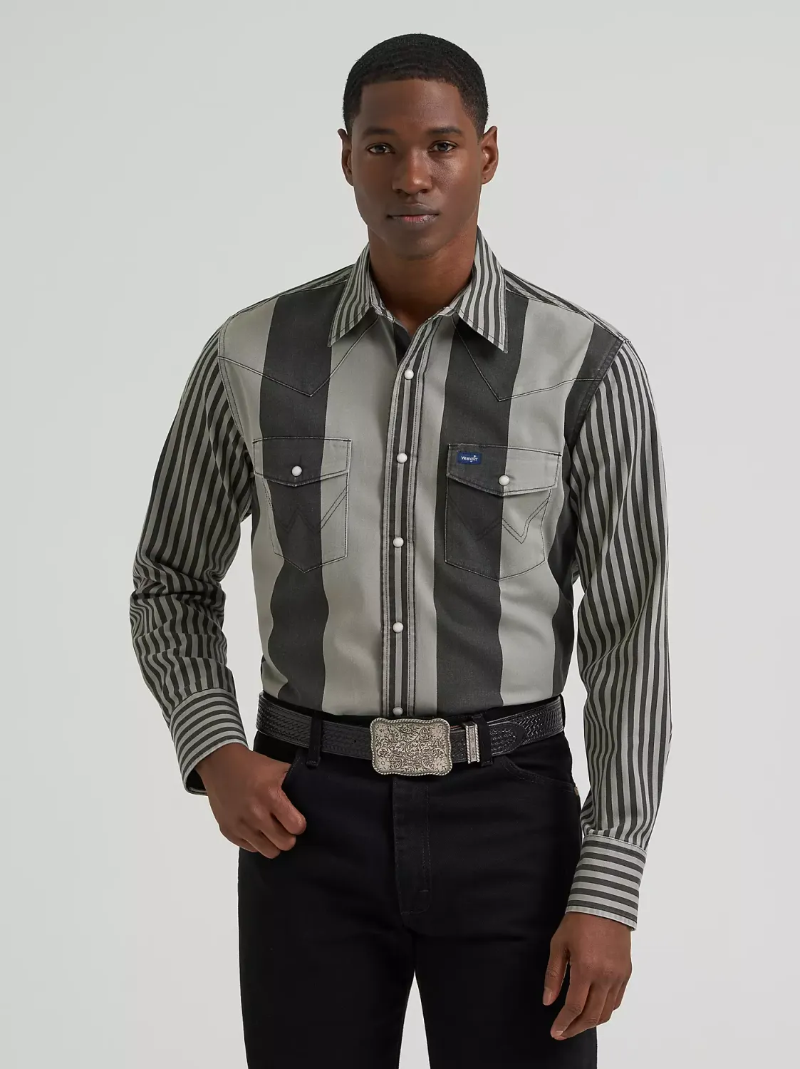 Wrangler® Vintage Inspired Brushpopper - Black/Grey - 112381996