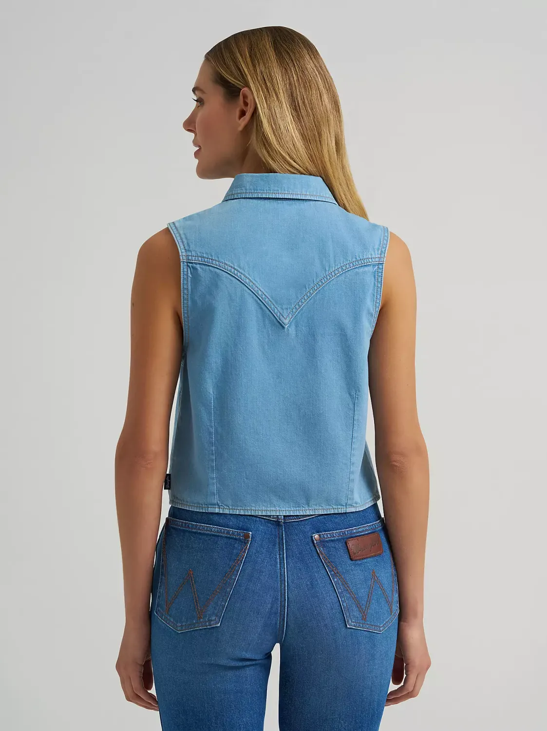 Wrangler Retro® Americana Sleeveless Snap Shirt 112379487