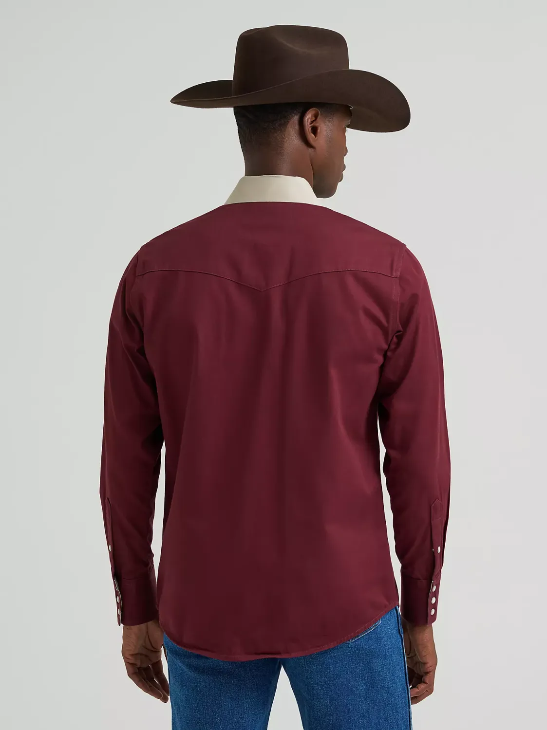 Wrangler Vintage-Inspired Contrast Band Snap Shirt 112382000