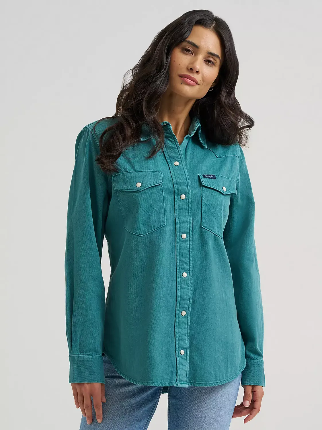Women's Wrangler Colorwash Iconic Snap Shirt 112382675