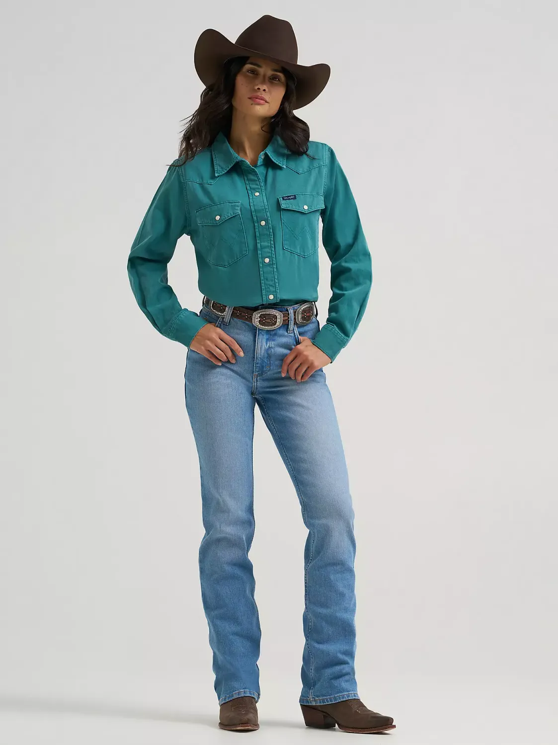 Women's Wrangler Colorwash Iconic Snap Shirt 112382675