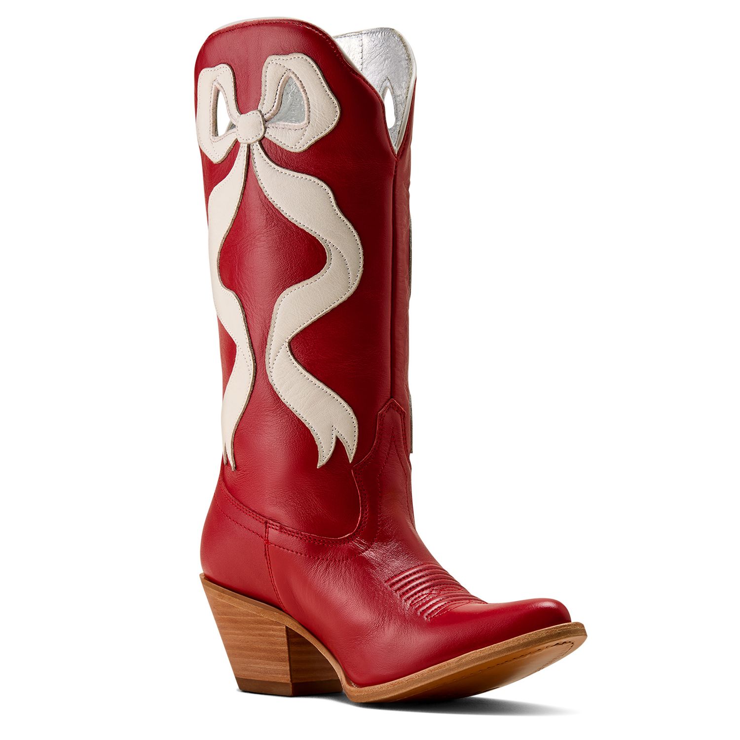 Women's Ariat Beaux J Toe Western Boot Crimson Red 10080306