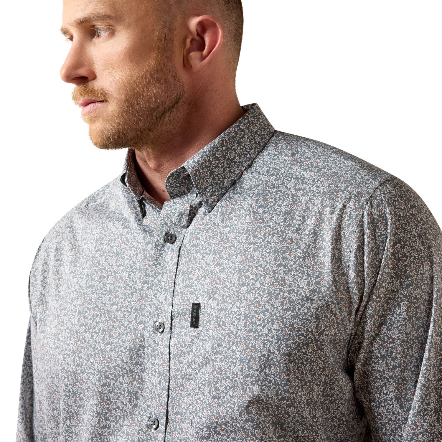 Ariat Men's Everything Quiet Shade Vine Print Classic Fit 10079707