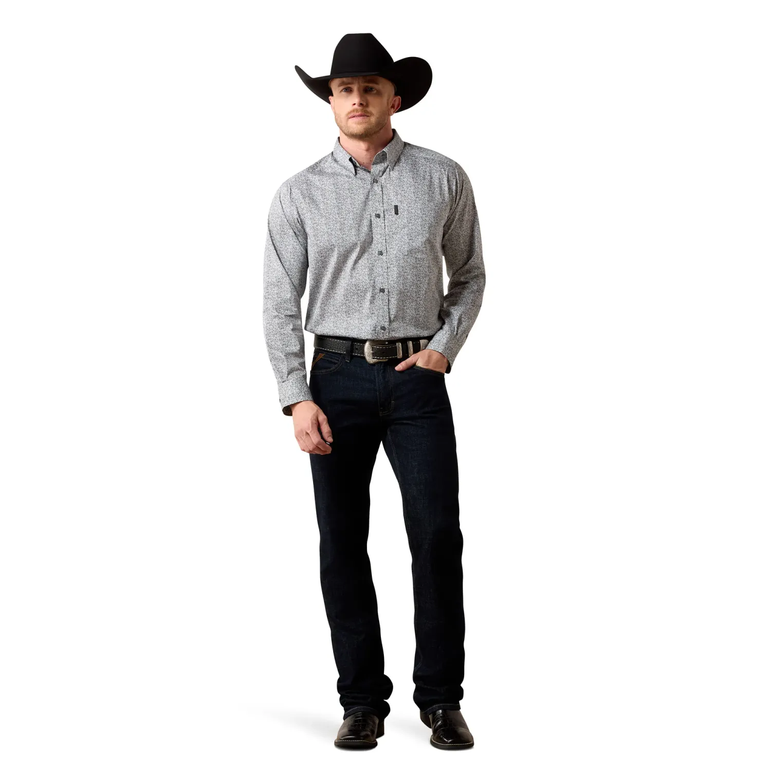 Ariat Men's Everything Quiet Shade Vine Print Classic Fit 10079707