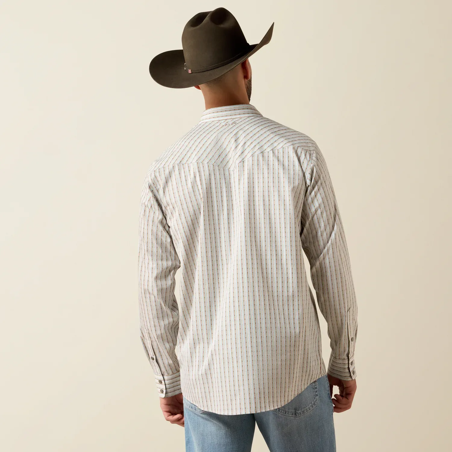 Men's Ariat Wrinkle Free Burnard Classic Fit Snap Shirt 10079437