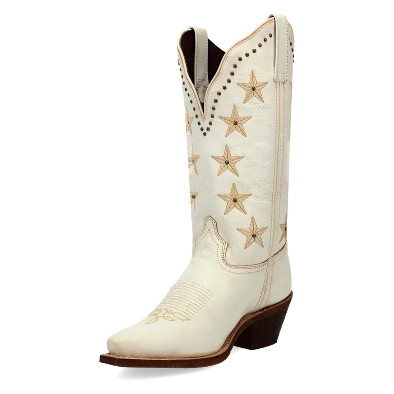 Laredo White Serenade Women's 12 inch Leather Boots 20091