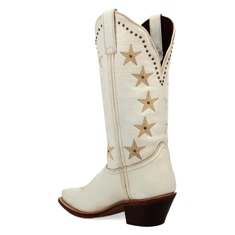 Laredo White Serenade Women's 12 inch Leather Boots 20091