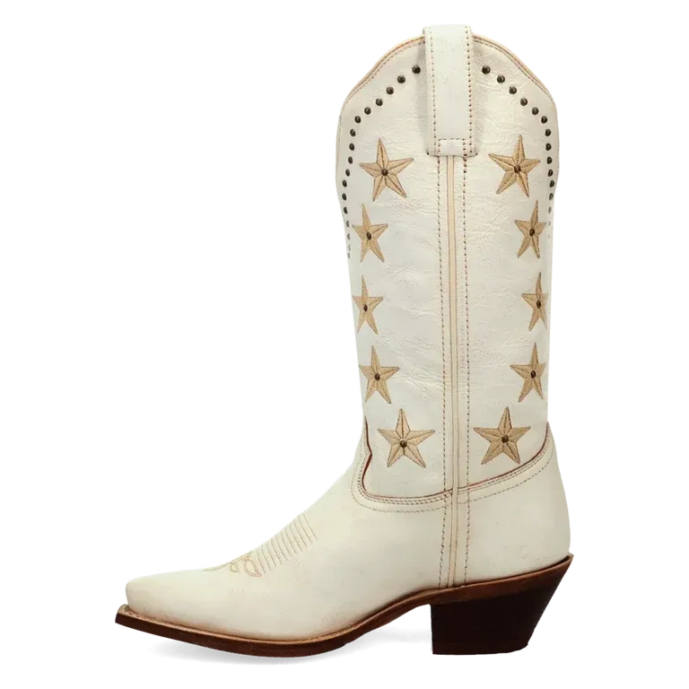Laredo White Serenade Women's 12 inch Leather Boots 20091