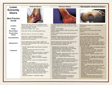 Lower Extremity Ulcers Quick Reference Guide