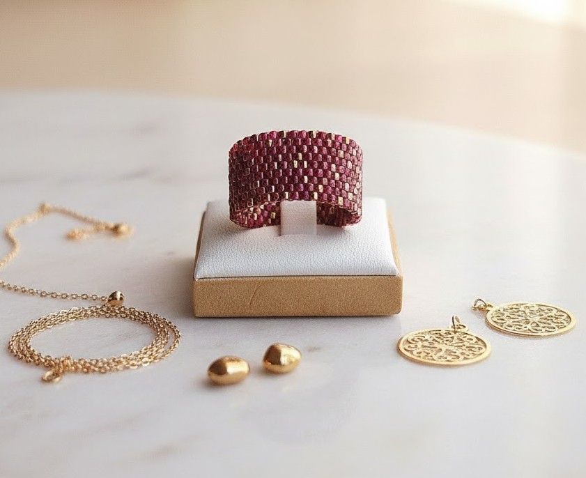 Pierścionek Miyuki, rozm. 26