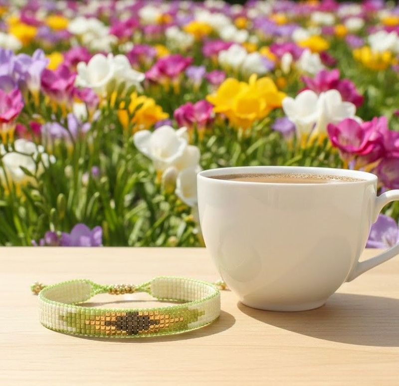 Bransoletki z makramowym zapięciem