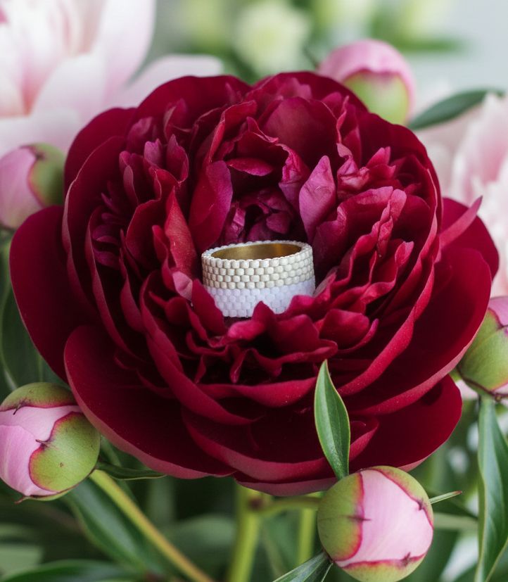 Elastyczny pierścionek Miyuki, rozm. 24