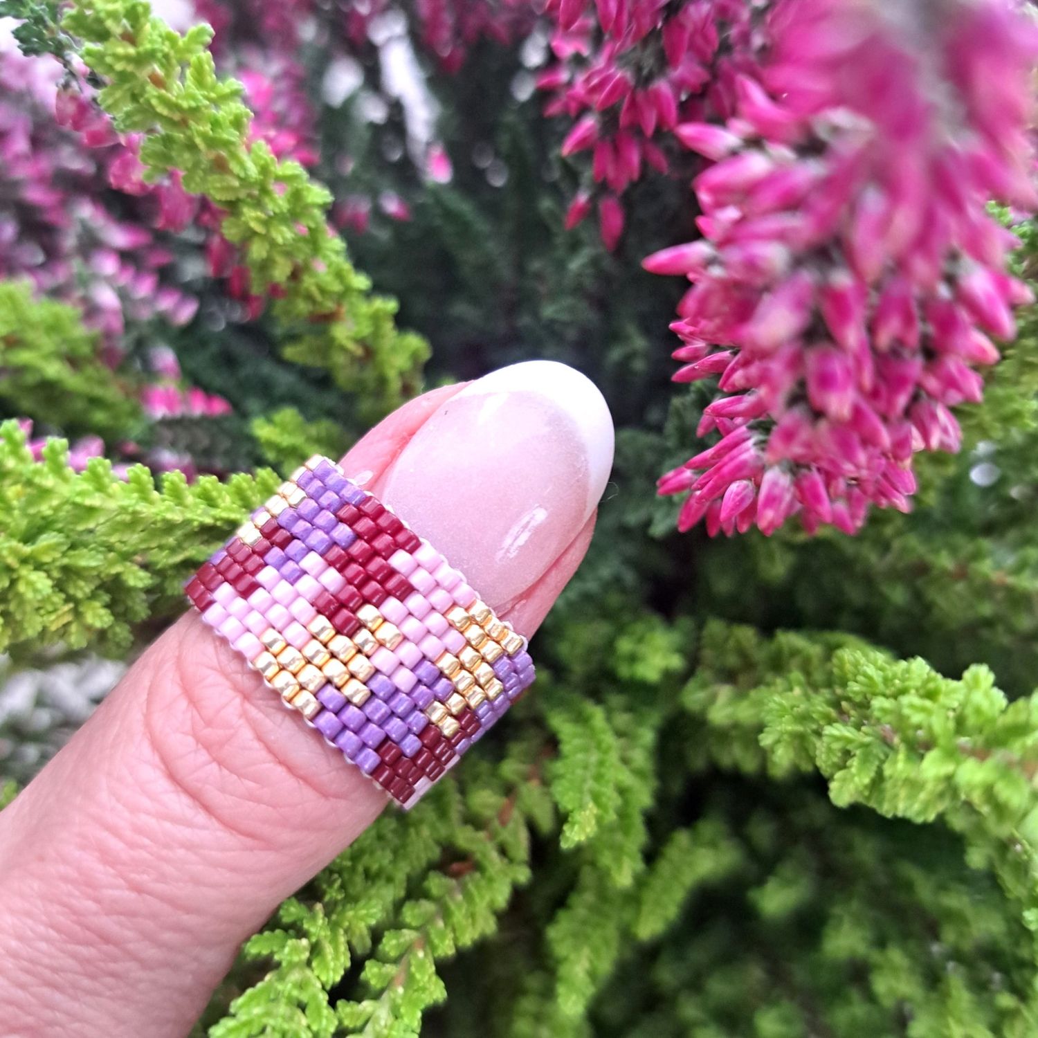 Pierścionek Miyuki, rozm. 22