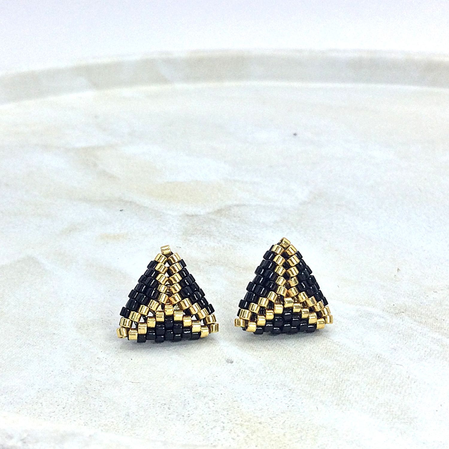 Kolczyki trójkąty Miyuki