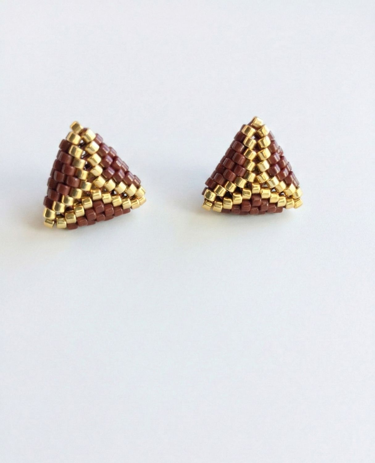 Kolczyki trójkąty Miyuki