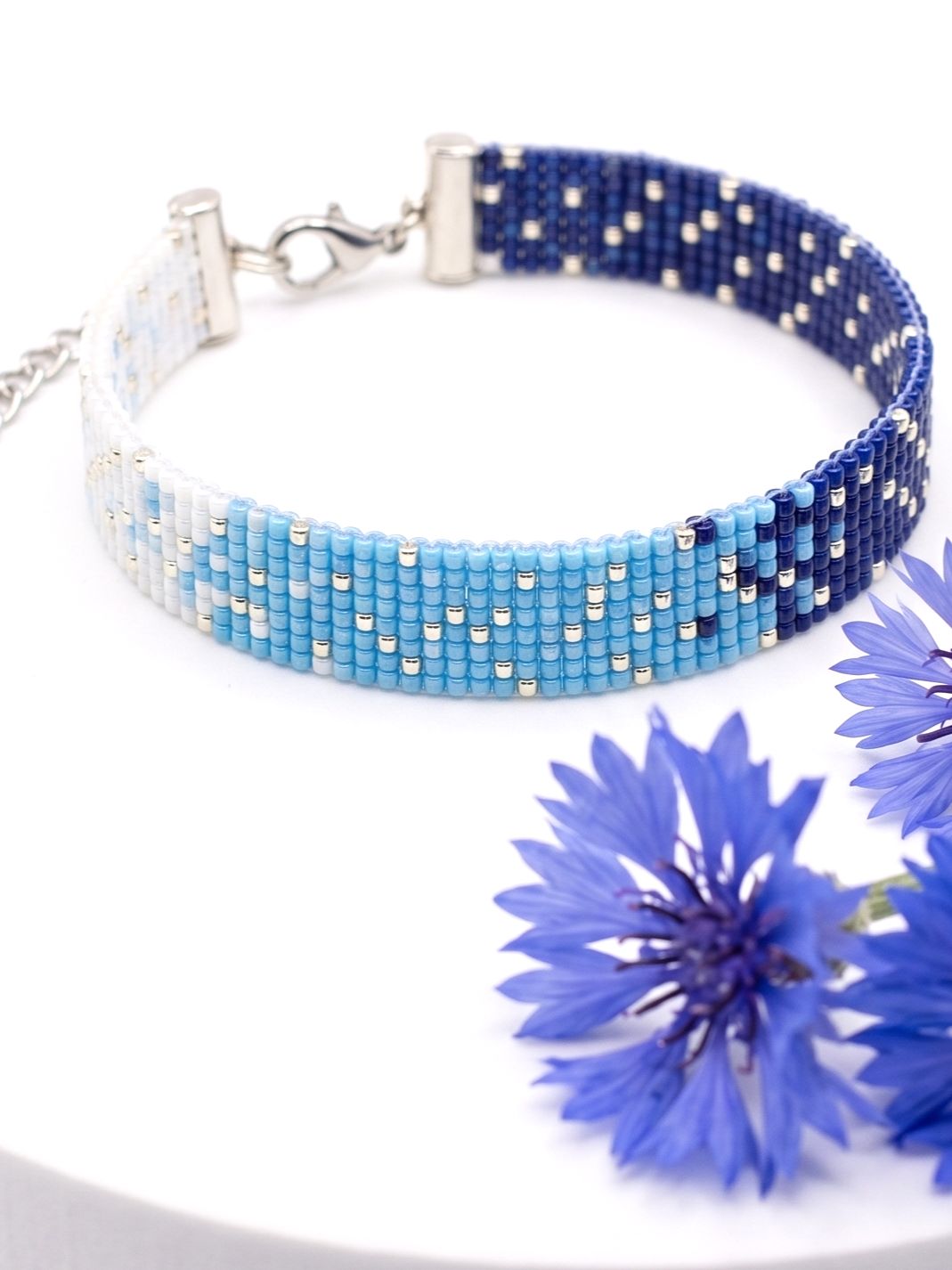 Bransoletka Miyuki Tone Blue