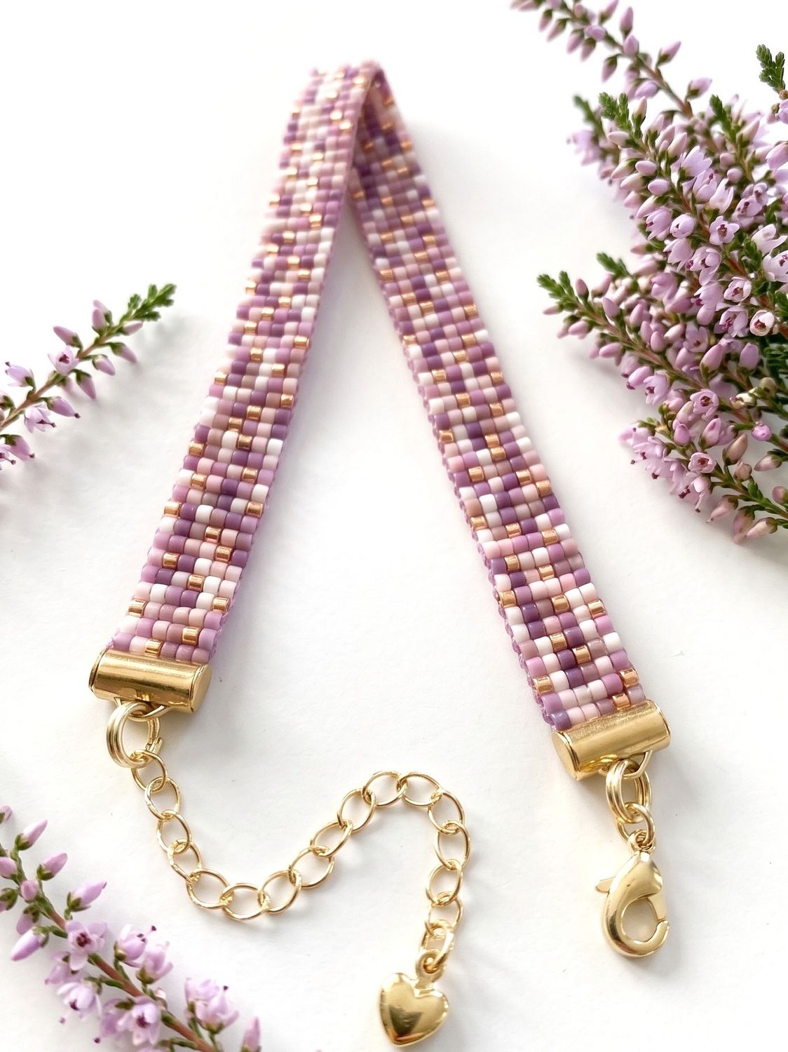 Bransoletka Miyuki Mix Purple