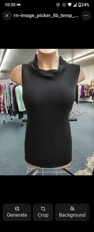 Torrid black ribbed mock neck sleeveless top size 5x