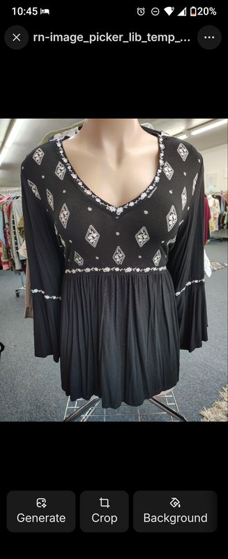 Torrid black embroidered babydoll knit top size 4x