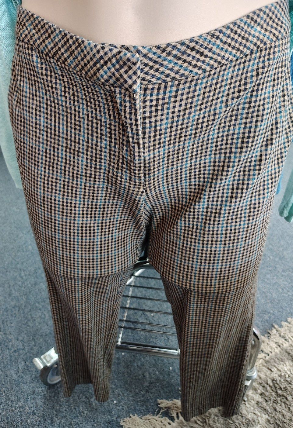 J Jill skinny ankle plaid dress pants size 16