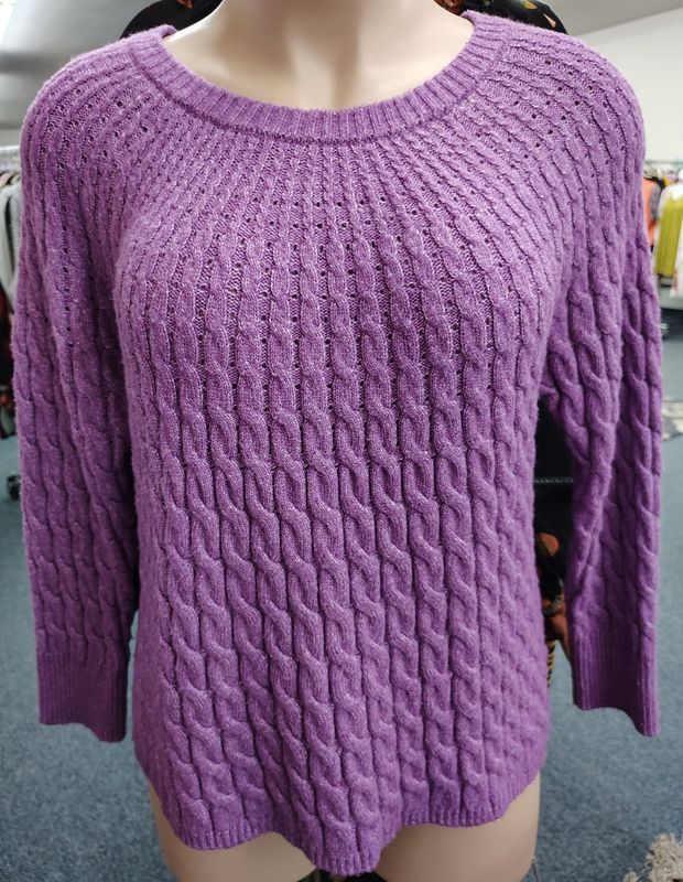 Lane Bryant purple sweater size 22/24 3x
