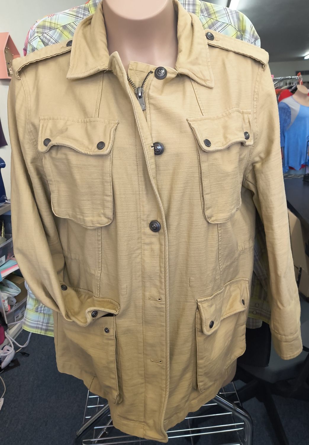 XXL Chelsea DeBoer Lily &amp; Lottie khaki jacket