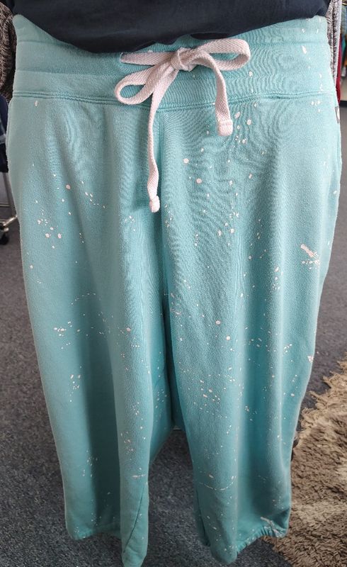 2x Livi Active blue speckled jogger pants