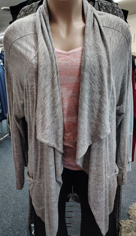 2x Athleta gray heavy cardigan with pockets
