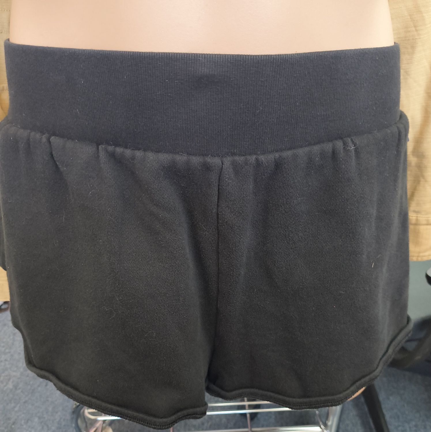 XXL Victorias Secret black terrycloth On Point shorts