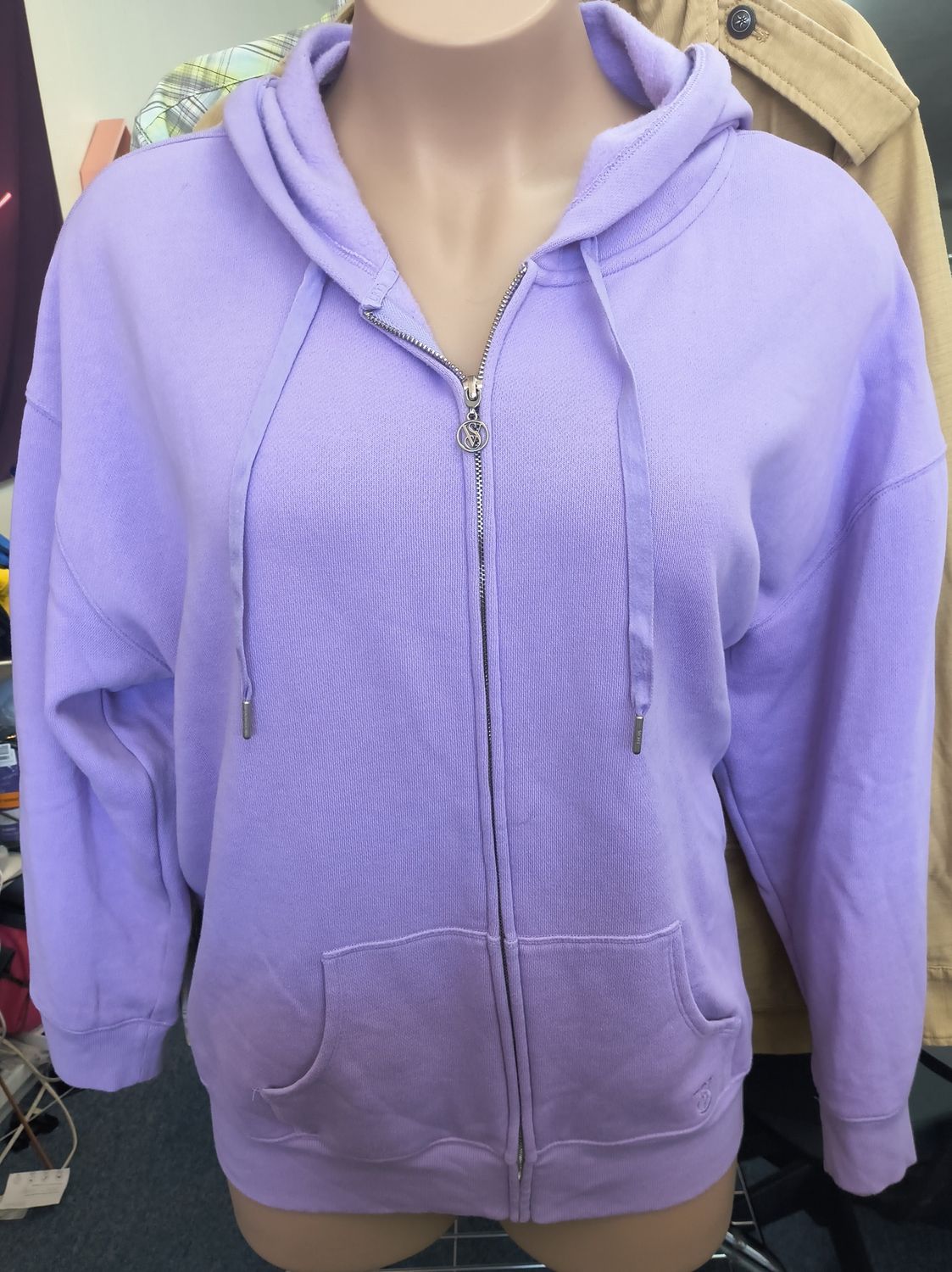 XXL Victorias Secret purple zip hoodie